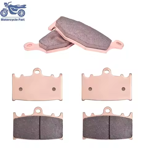 600CC Motorcycle Copper Sintered Front and Rear Brake Pads for Suzuki GSR600 GSR400 2006-2008 GSR 60