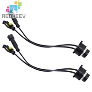 2pcs D2S D4S HID Ballast AMP Wire Harness Adapter Holder Socket Plug Cable[Redkeev]