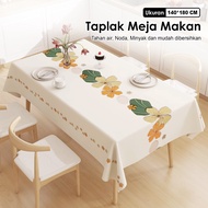 Square Dining Table Cloth 4 Chairs Waterproof/Dining Table Cloth Motif Thick Premium PVC Dining Tabl