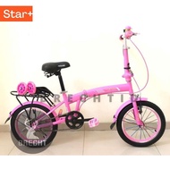 New Sepeda Anak Perempuan Sepeda Lipat Kouan 16"