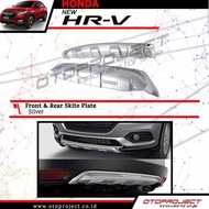 Skidplate Garnish Lower Bumper Front Silver Hrv 2015-2017
