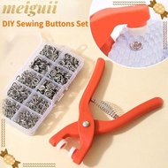 MEIGUII 50/100 Pressure Plier Button Claw Set Five-claw Buckle Buckle Metal Sewing Buttons