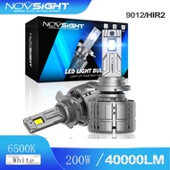 Novsight N60 9012 hir2 Newest design Car LED Headlight 200W 40000LM 6500K Super Bright car lights