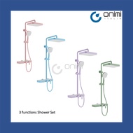 Onimi Italia - 3 Functions Shower Set / Pastel Colour Shower Set / Blue Shower Set / Pink Shower Set