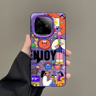 เคส IQOO Z9 5G เคส IQOO Z9X 5G เคส IQOO Z9 Z10 Turbo Pro เคส IQOO Neo 10 เทอร์โบเคสกันกระแทกกราฟฟิตี