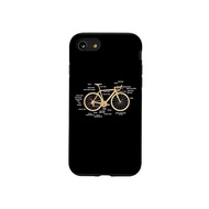 For iPhone 12 Mini Bike Cycling Anatomy Road Bike Parts Bike Cycling Smartphone Case