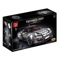 TGL T5026 T5026A Technic Porsche 911 GT2 RS (Galvanized Metal Silver) Static Version 1:8