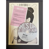 Girl's Day Hyeri Ring My Bell 2nd Album CD Photobook (No Photocard) Kpop Official