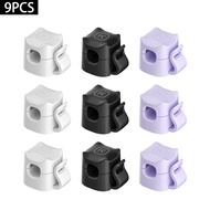 【50% OFF Voucher】KUULAA Cord Holders Cable Management Cord Organizer Cable Clips Adhesive Cable Orga