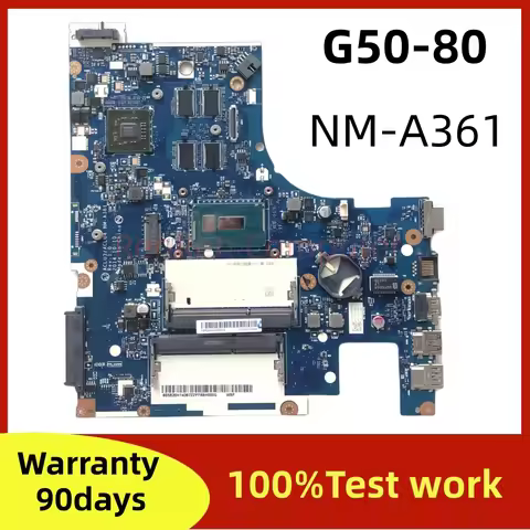 ACLU3 ACLU4 NM-A361 For Lenovo Ideapad G50-80 Laptop motherboard DDR3L I3-5005U I5-5200U CPU R5 M330