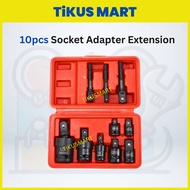 10 Biji Shaft dan Socket Adaptor Extention CR MO Heavy Duty Tools