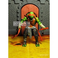 Color Star 13cm Action Figure Ninja Turtles 2014 Live Movie Version Michelangelo 66XI