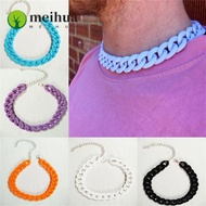 MEIHUAA Chain Necklace Chunky Chain Hip Hop Choker Unisex Acrylic Friendship Gifts Hip Hop