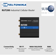 Teltonika RUT200 LTE Industrial Cellular Router 4G 3G 2G WiFi WAN Failover RMS support