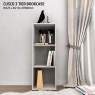 3 Tier Storage Color Box Bookcase Cabinet/ Multipurpose Cabinet/ Rak Buku Kayu / Cusco Collection
