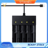 [UTnus9ddL] 4Bay Smart 18650 Battery Charger,Universal Charger for 3.7Volt Li-Ion Flashlights Headli