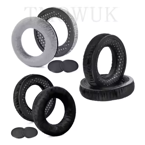Replacement 1 set grey/black Combo DT770 Headband Earpads for Beyerdynamic DT770Pro/DT770 Pro DT880 
