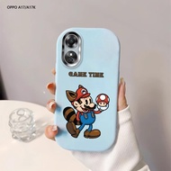 Softcase For OPPO A17 A17S A96 A76 A16 A16S A15 A15S Game Mario Back Cover Case Soft Original Liquid