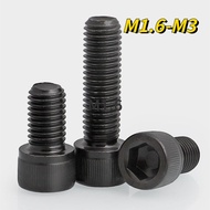 [XNY] Black Hexagon Socket Screw High-Strength Screw Black Cup Head Screw Cylindrical Head Bolt M1.6/M2/M2.5/M3