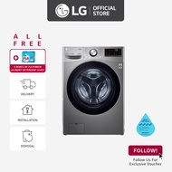 LG F2515RTGV AI Direct Drive and TurboWash Technology Front Load Combo, 15kg Washer + 8kg Dryer