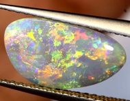 1.09克拉高亮澳洲半黑歐泊 澳寶 蛋白石 1.09ct Australian semi-black opal