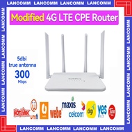 4G Modem [ MODIFIED UNLOCKED ] R103 4G CPE Simcard Cat-5 WiFi Router Modem Device Unlimited Internet