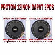 Paket 2pcs Speaker Woofer 12 Inch Proton 12 30H120SRW38B