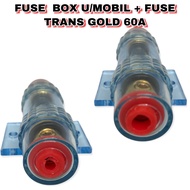 CAR FUSE BOX + TRANS FUSE. GOLD 60A