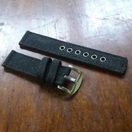 DY37 - military canvas watch strap - 24mm - black