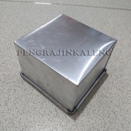 Loyang Kotak 15 x 15 x 8 CM / Loyang Roti / Loyang Bolu (Guaranteed)