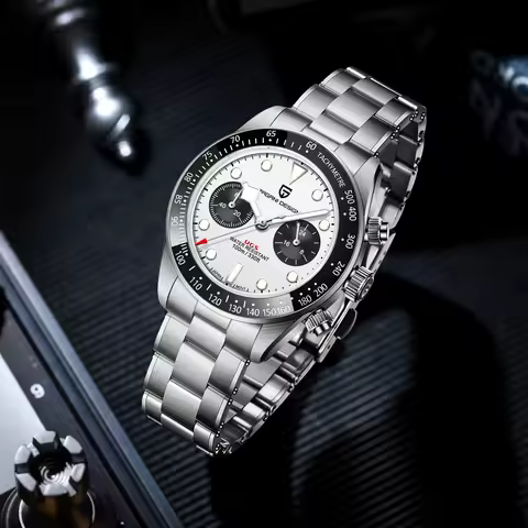 PAGANI DESIGN 2026 New Men's Quartz Watches Business Stainless Steel Bracelet 100M Waterproof Wristw