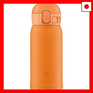 【Direct From Japan】ZOJIRUSHI Zojirushi Water Bottle One Touch Stainless Steel Mug Seamless 0.36L Ora