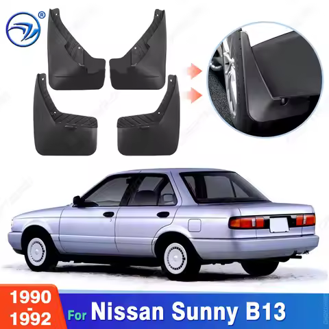 For Nissan Sunny B13 1990 1991 1992 Fender Mudflaps Splash Guards Mudguards Mud Flaps car Accessorie