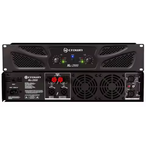 XLi2500 Sound Amplifier 750W High Power Amp 2-Channel Amplifiers DJ Equipment Audio For Home Theater