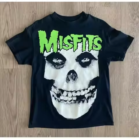 2005 Misfits Cinder Block Glow In The Dark T-Shirt