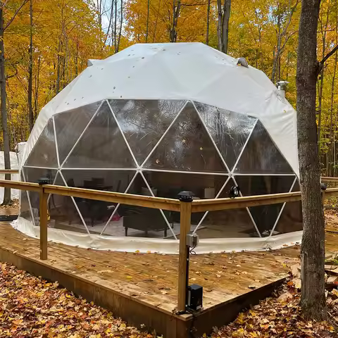 6m Transparent Dome Tent Geodesic Outdoor Camping Dome Tent for Glamping Wedding Event