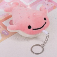 BLISS Cartoon Whale Keychain, Soft Stuffed Animal Whale Animal Whale Doll, Cartoon Keychain Cute Ins