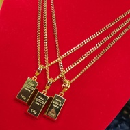 Nacklace Rantai Gold Bar Emas Korea Cop 916