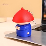 [WillbehotS] Creative Eunuch Voice-controlled Sound Effect Toy Keychain Eunuch Voice Doll Dpression 