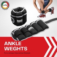 LPM Ankle Weight BB979 Wrist Weight Adjustable Soft Ankle Weights 5LB/pcs for Exercise & Physical Th