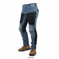 KOMINE PK-719 MotorCycle Motocross Mesh Denim Jeans Dirt Bike MTB Riding Jeans Racing Pants Hip Knee