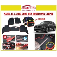 MAZDA CX5 CX-5 2012 2014 2016 2018 2020 2022 OEM GSMAT CARPET CAR FLOOR MAT KARPET KERETA HONEYCOMB HONEY COMB STYLE