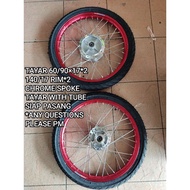 rim 1.40x17 chrome hub alloy rim lidi chrome alloy rim set wave125 lc135 y125 kriss1 ex5dream dash e