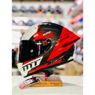 MT KRE+ BRUSH Full-Face Helmet + Free Clear Visor (Full Carbon Fiber)