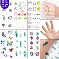 Cartoon Cartoon Tattoo Stickers Waterproof Eyebrow Stickers Children Cute Tattoo Stickers