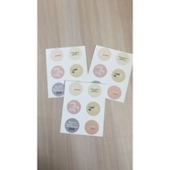 A6 Exo Sticker Set
