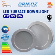 BRIKOZ LED Surface Downlight 15W, 24W & 30W