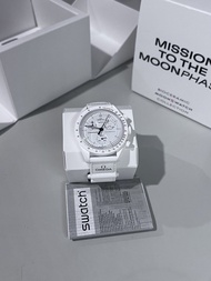 Omega x Swatch Mission to the moon phase 史努比手錶 white 白色 bioceramic