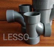 Tee Y Pvc 2 1/2" inch Lesso D 90* Radius Tee Cabang Sambungan Pipa