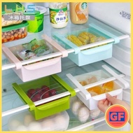 GF 👍 Slide Fridge Storage Box Fridge Storage Organizer Container Peti Sejuk Fridge Organizer Bekas P